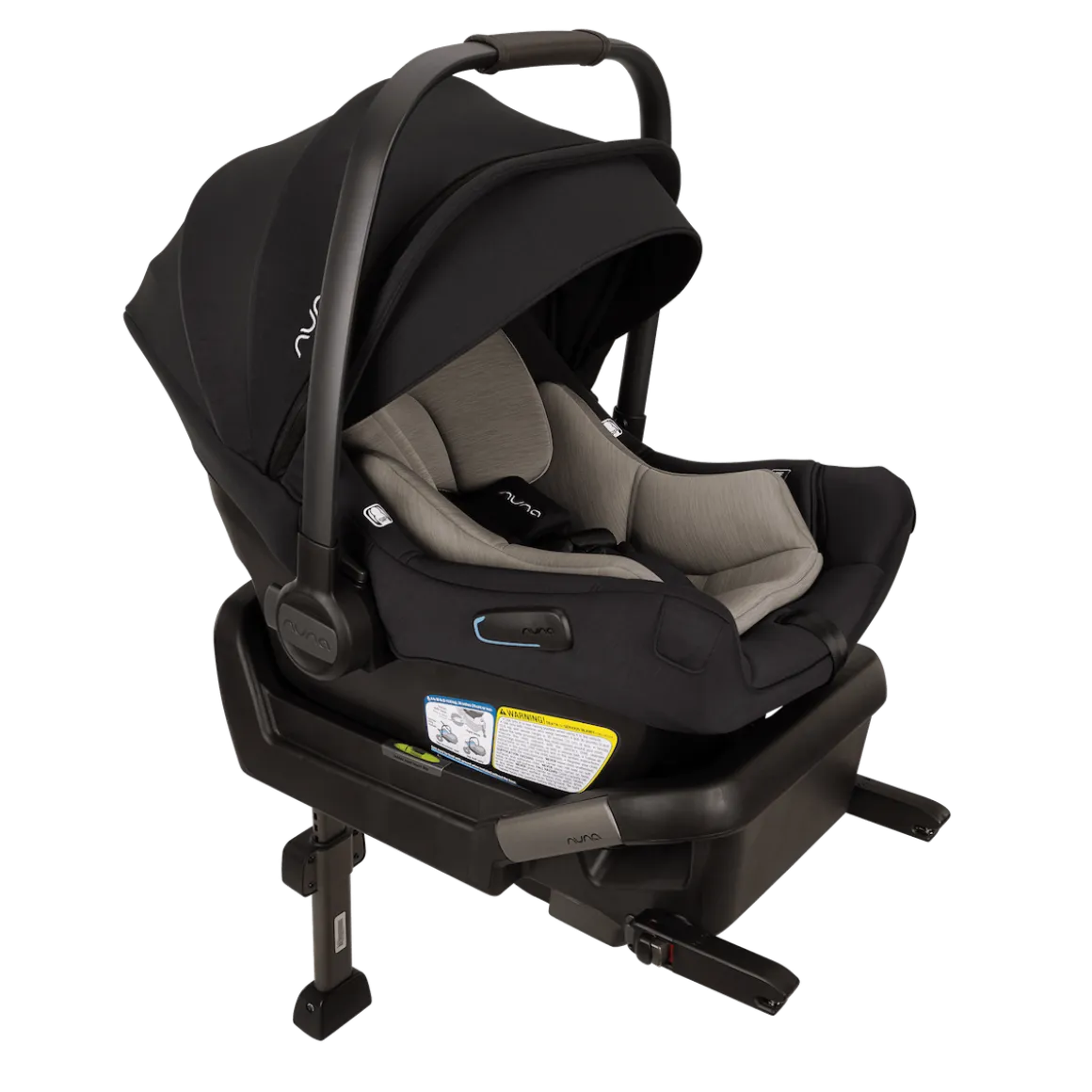 Nuna Pipa Aire Infant Car Seat + Pipa Series Base - Caviar / Chocolate