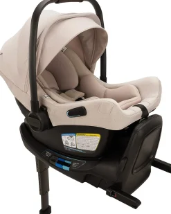 Nuna PIPA Aire RX Infant Car Seat + PIPA RELX Base with Load Leg - Biscotti