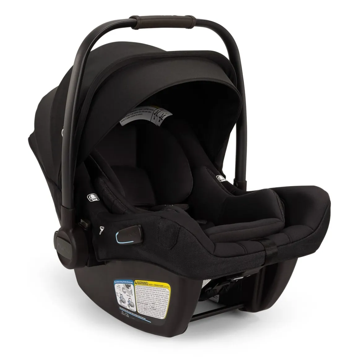 Nuna PIPA Aire RX Infant Car Seat + PIPA RELX Base with Load Leg - Caviar / Chocolate