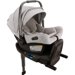 Nuna PIPA Aire RX Infant Car Seat + PIPA RELX Base with Load Leg - Sterling