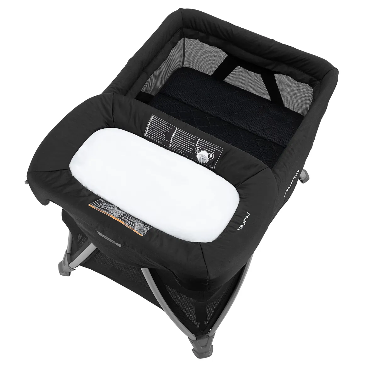 Nuna SENA Aire Playard with Zip-Off Bassinet + Changer (One Box) - Caviar