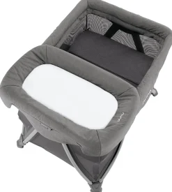 Nuna SENA Aire Playard with Zip-Off Bassinet + Changer (One Box) - Granite