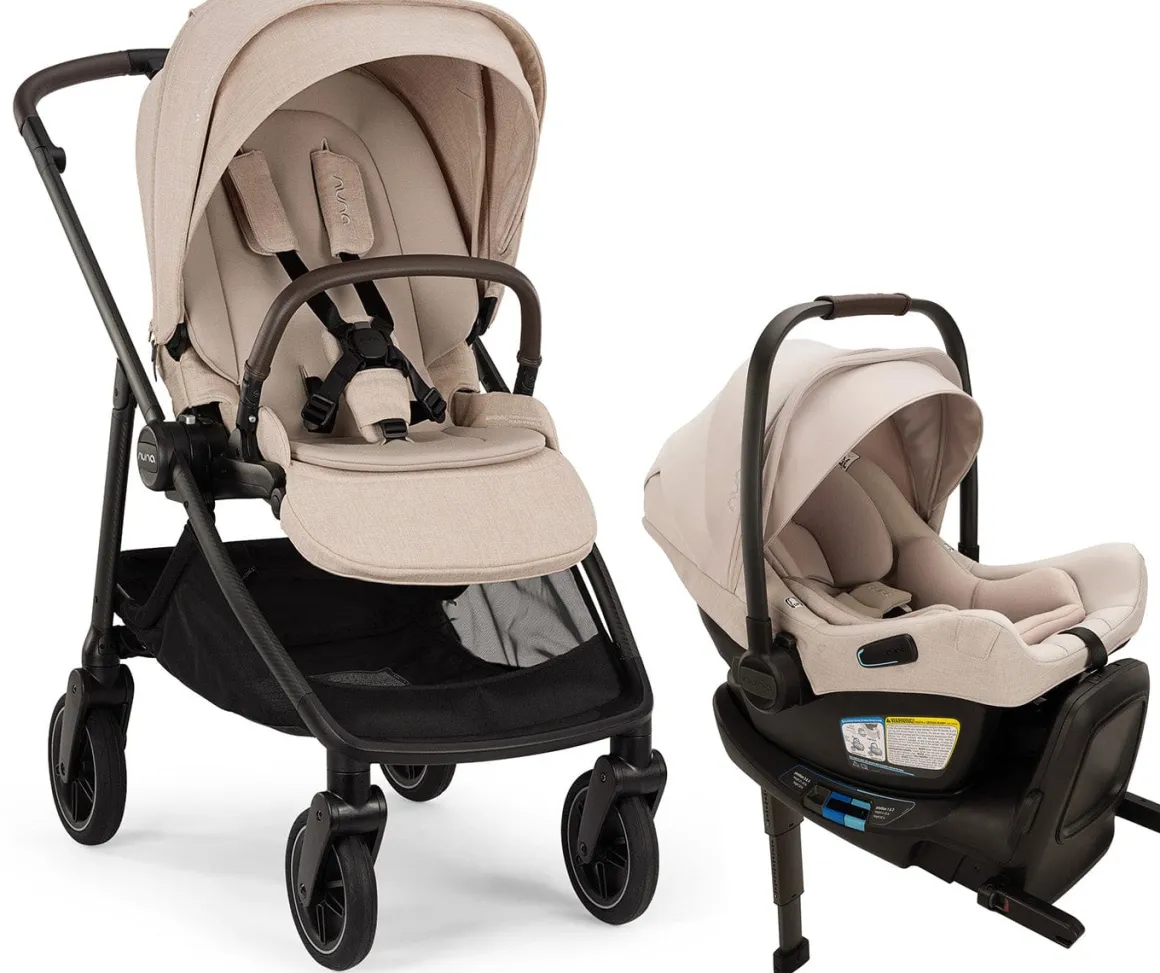 Nuna SWIV + PIPA Aire RX Travel System Bundle - Biscotti / Biscotti