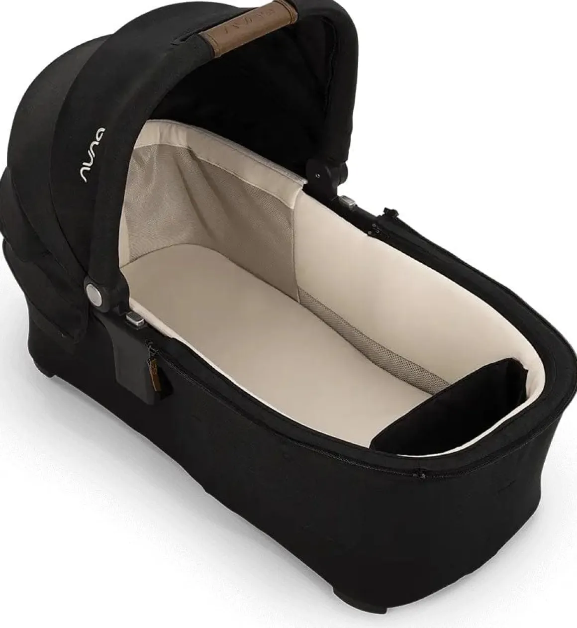 Nuna SWIV Stroller + TRIV & SWIV Bassinet + Stand Bundle - Granite / Caviar