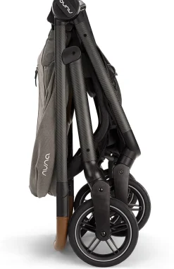 Nuna SWIV Stroller + TRIV & SWIV Bassinet + Stand Bundle - Granite / Caviar