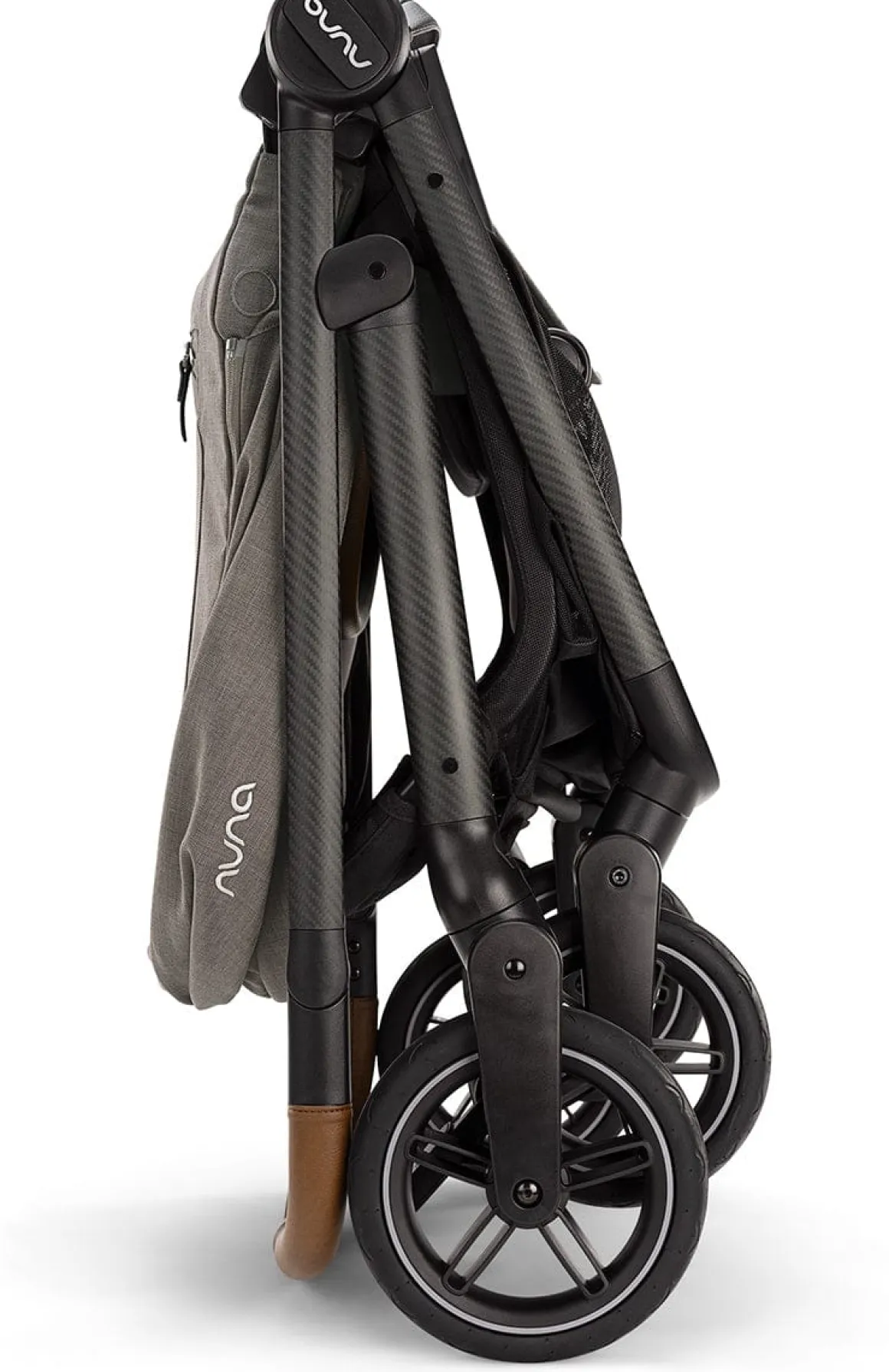 Nuna SWIV Stroller + TRIV & SWIV Bassinet + Stand Bundle - Granite / Caviar