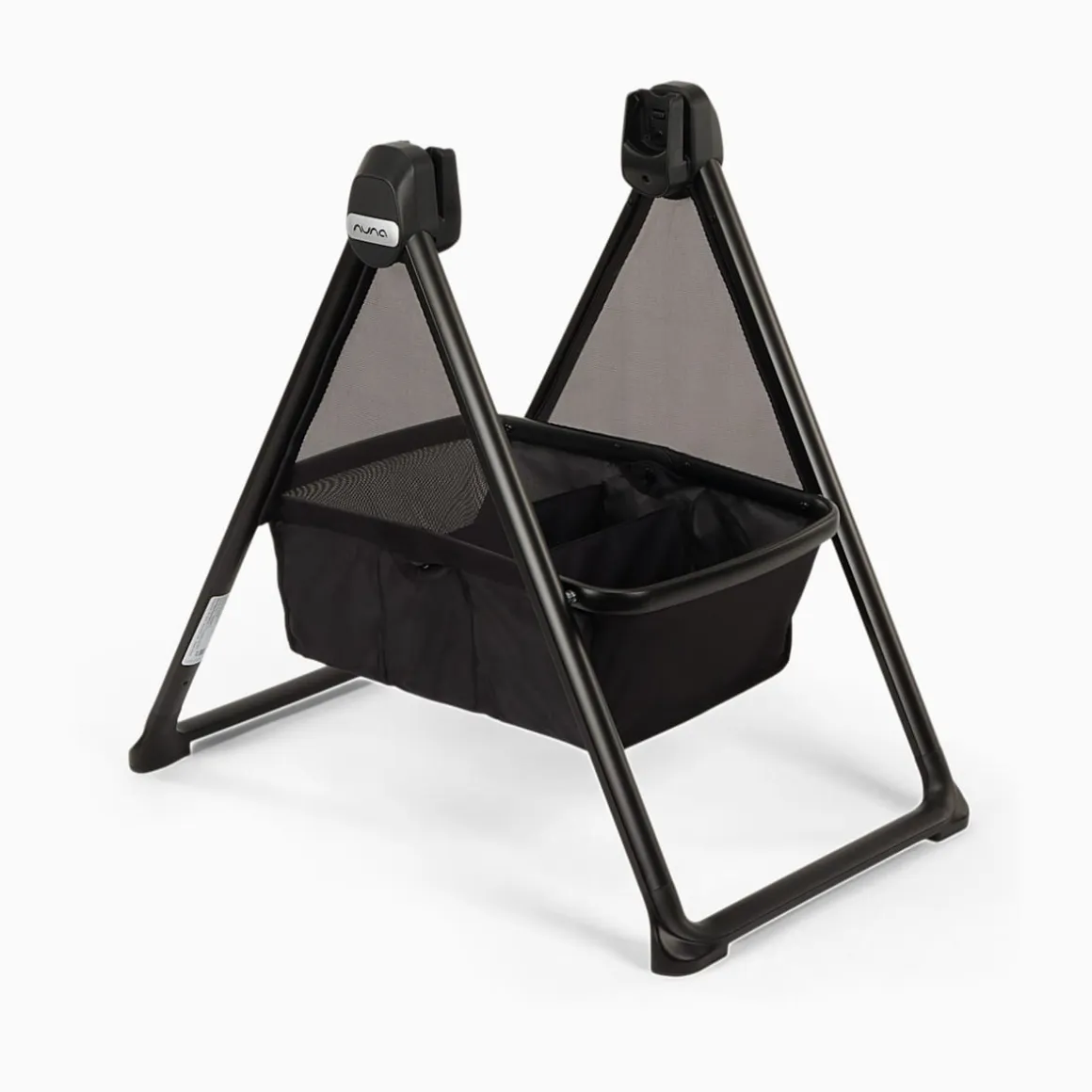 Nuna SWIV & TRIV Series Bassinet + Stand - Caviar / Chocolate