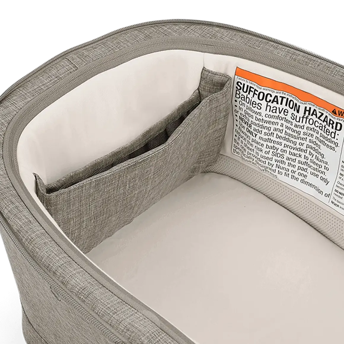 Nuna SWIV & TRIV Series Bassinet + Stand - Graphene (Nuna x BMW)