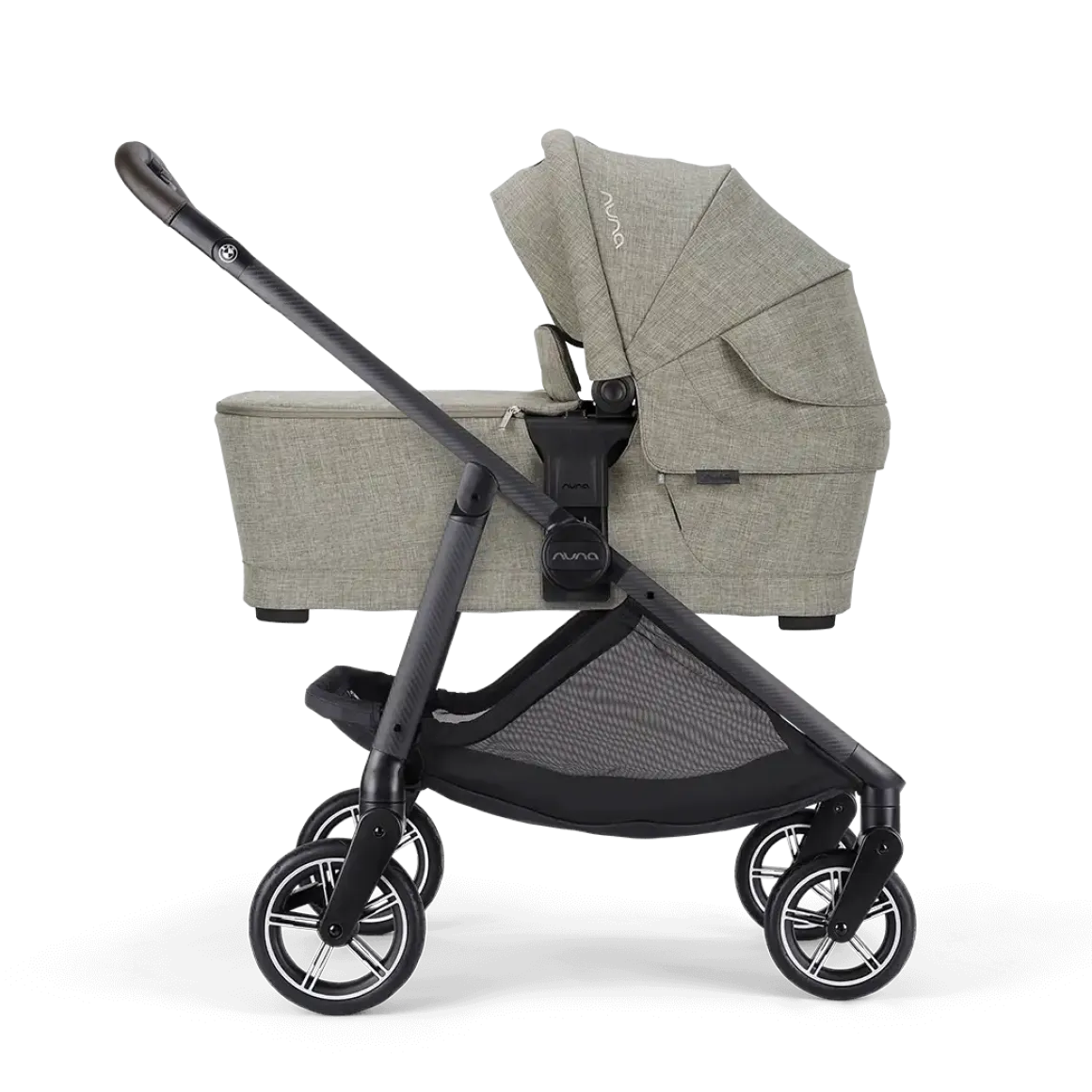 Nuna SWIV & TRIV Series Bassinet + Stand - Graphene (Nuna x BMW)