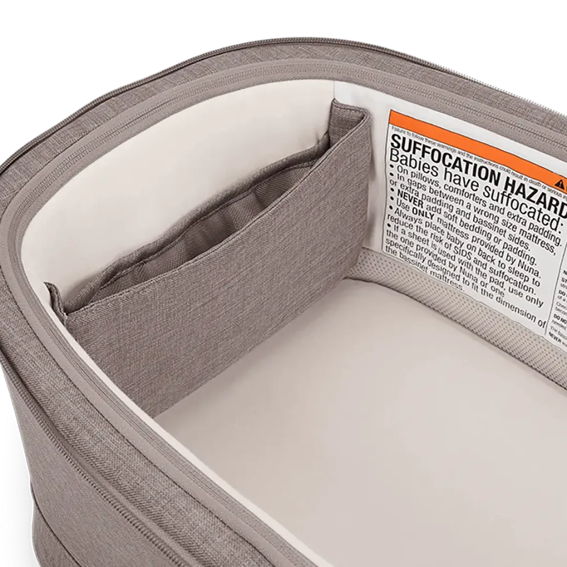Nuna SWIV & TRIV Series Bassinet + Stand - Umber (Nuna x BMW)