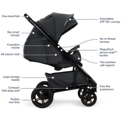 Nuna TAVO Next + PIPA Rx Travel System (2 Box) - Caviar