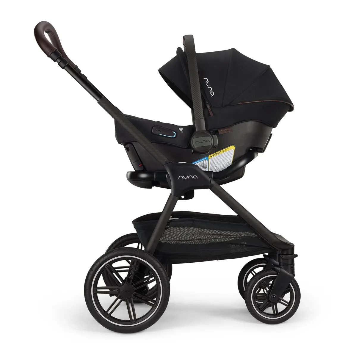 Nuna TRIV lx + PIPA urbn Baseless Infant Car Seat Travel System - Caviar