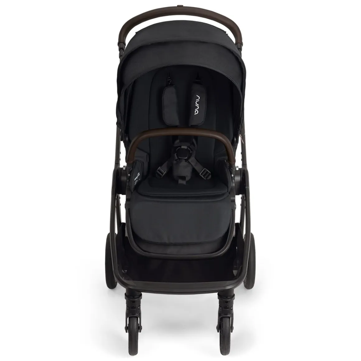 Nuna TRIV Next Compact Stroller - Caviar / Chocolate