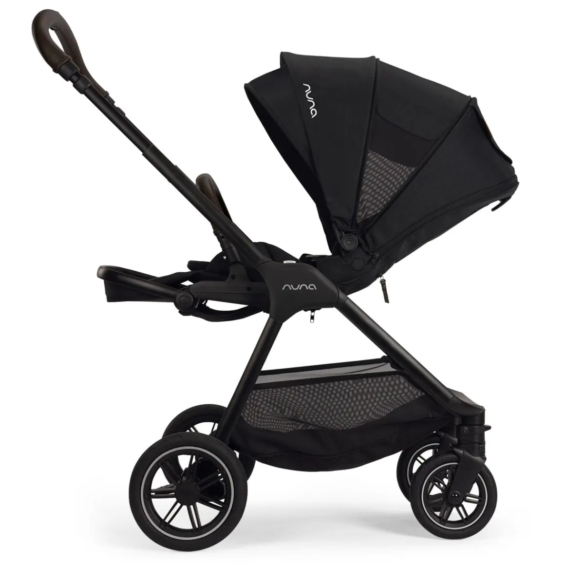 Nuna TRIV Next Compact Stroller - Caviar / Chocolate