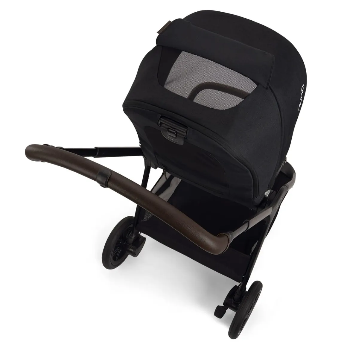 Nuna TRIV Next Compact Stroller - Caviar / Chocolate