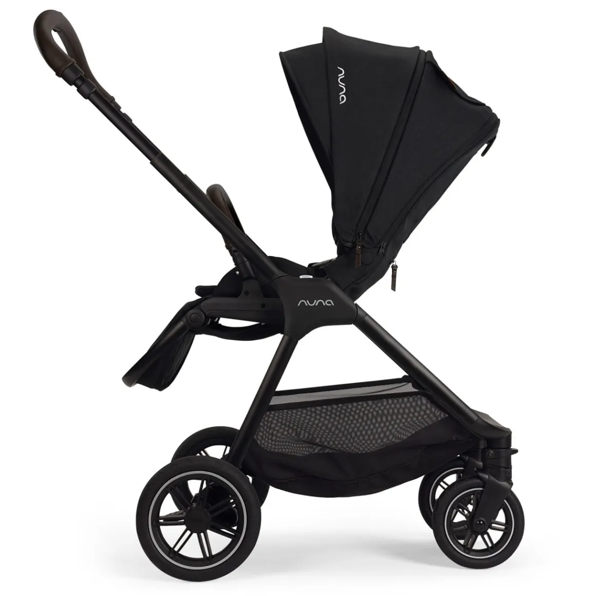 Nuna TRIV Next Compact Stroller - Caviar / Chocolate