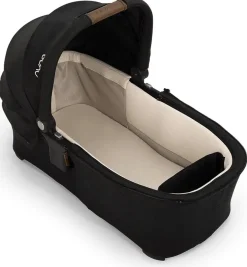 Nuna TRIV Next Stroller + TRIV & SWIV Bassinet + Stand Bundle - Caviar / Caviar
