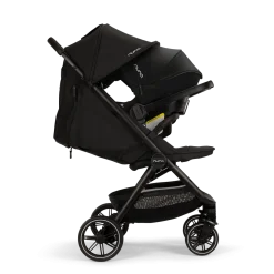 Nuna TRVL LX + PIPA urbn Baseless Infant Car Seat Travel System - Caviar / Chocolate