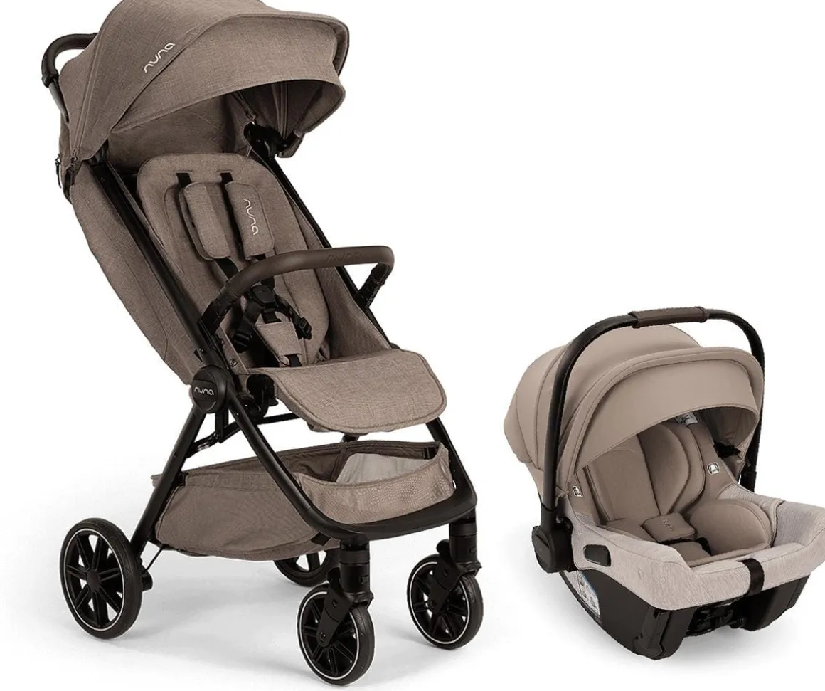 Nuna TRVL LX + PIPA urbn Baseless Infant Car Seat Travel System - Cedar