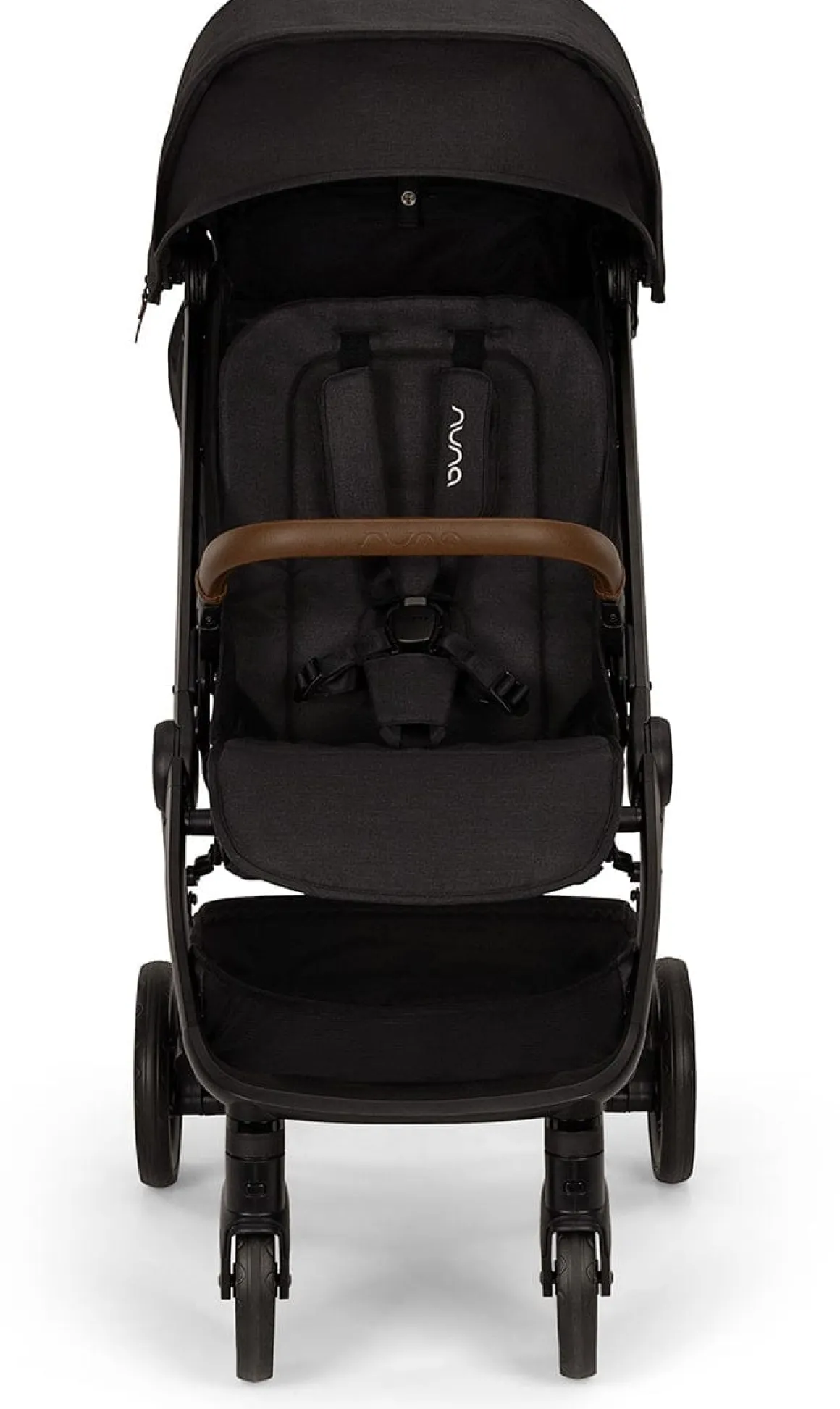 Nuna TRVL LX Self-Folding Compact Stroller - Caviar