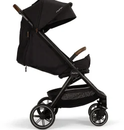 Nuna TRVL LX Self-Folding Compact Stroller - Caviar