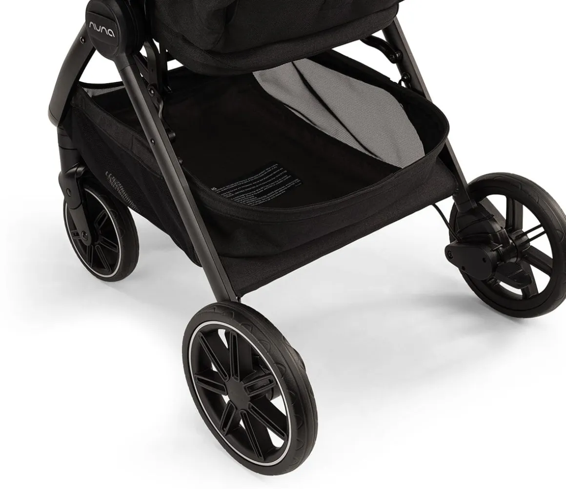 Nuna TRVL LX Self-Folding Compact Stroller - Caviar