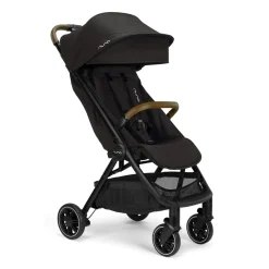 Nuna TRVL Self-Folding Compact Stroller - Caviar