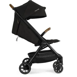 Nuna TRVL Self-Folding Compact Stroller - Caviar