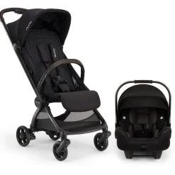 Nuna VIAA cabn + PIPA RX Travel System Bundle - Caviar