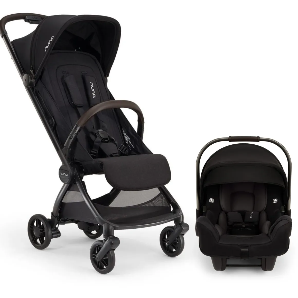 Nuna VIAA cabn + PIPA RX Travel System Bundle - Caviar