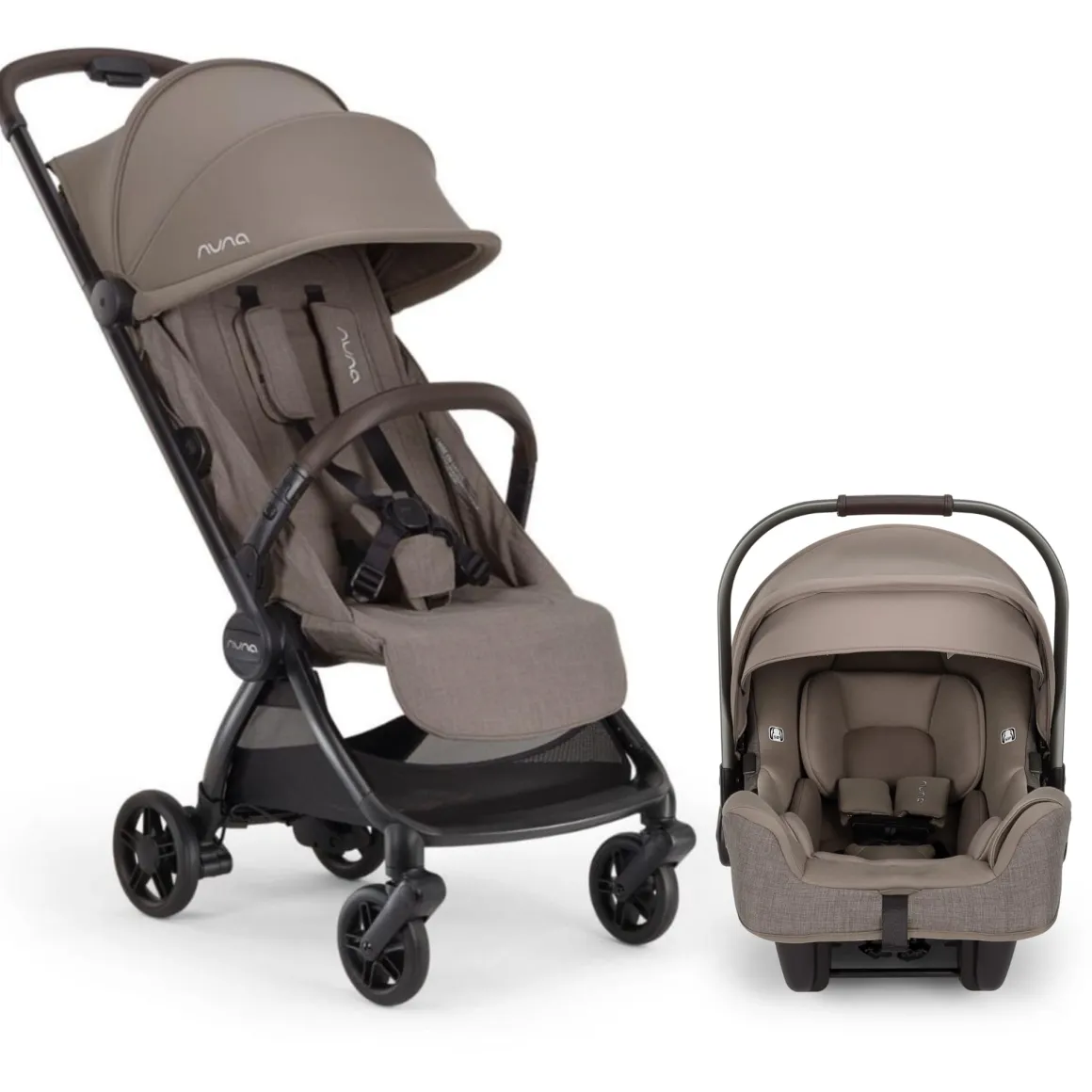 Nuna VIAA cabn + PIPA RX Travel System Bundle - Cedar