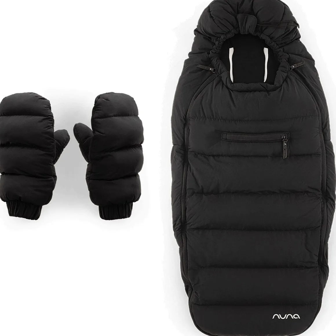 Nuna Winter Stroller Set with Bag - Caviar