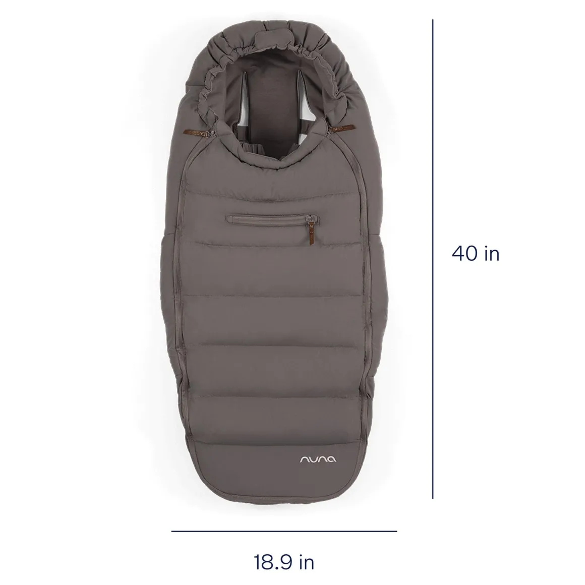 Nuna Winter Stroller Set with Bag - Granite