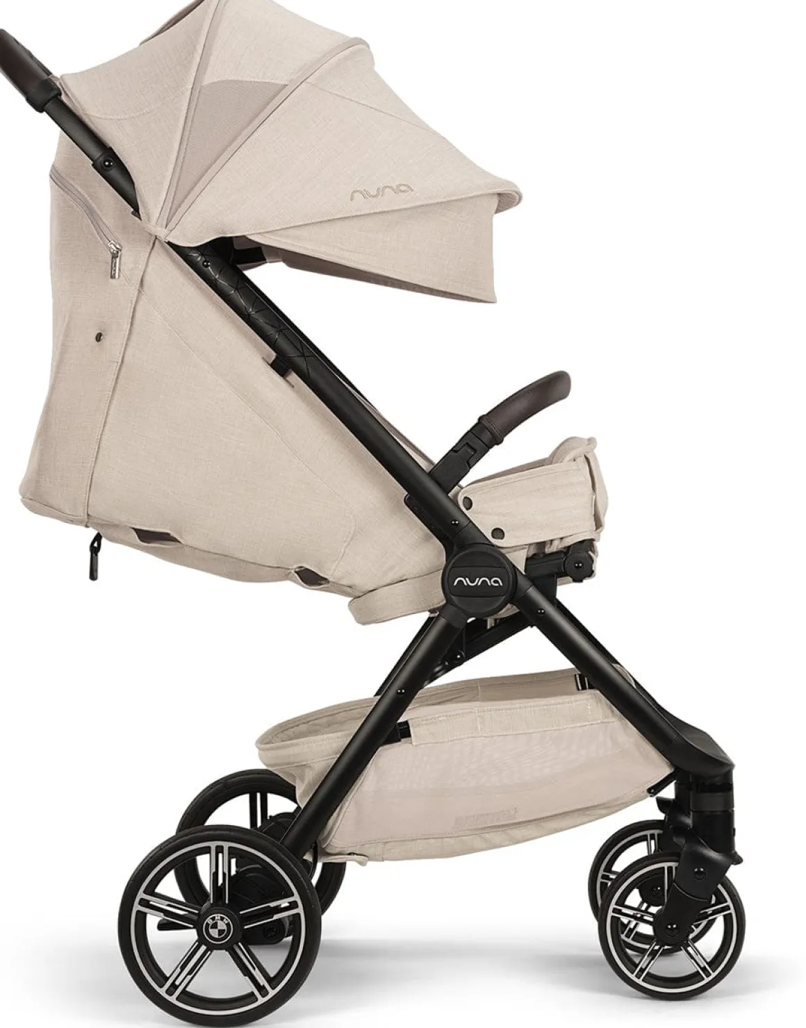 Nuna x BMW TRVL LX Self-Folding Compact Stroller - Mica