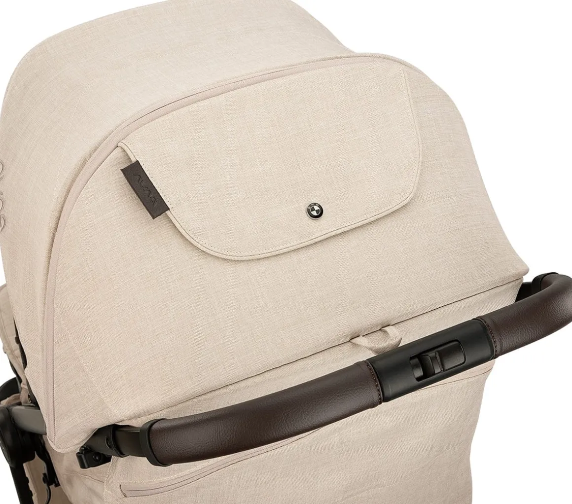 Nuna x BMW TRVL LX Self-Folding Compact Stroller - Mica