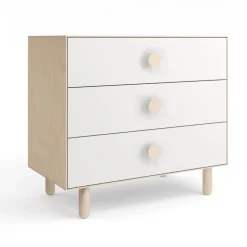 Oeuf Dot 3 Drawer Dresser - Birch