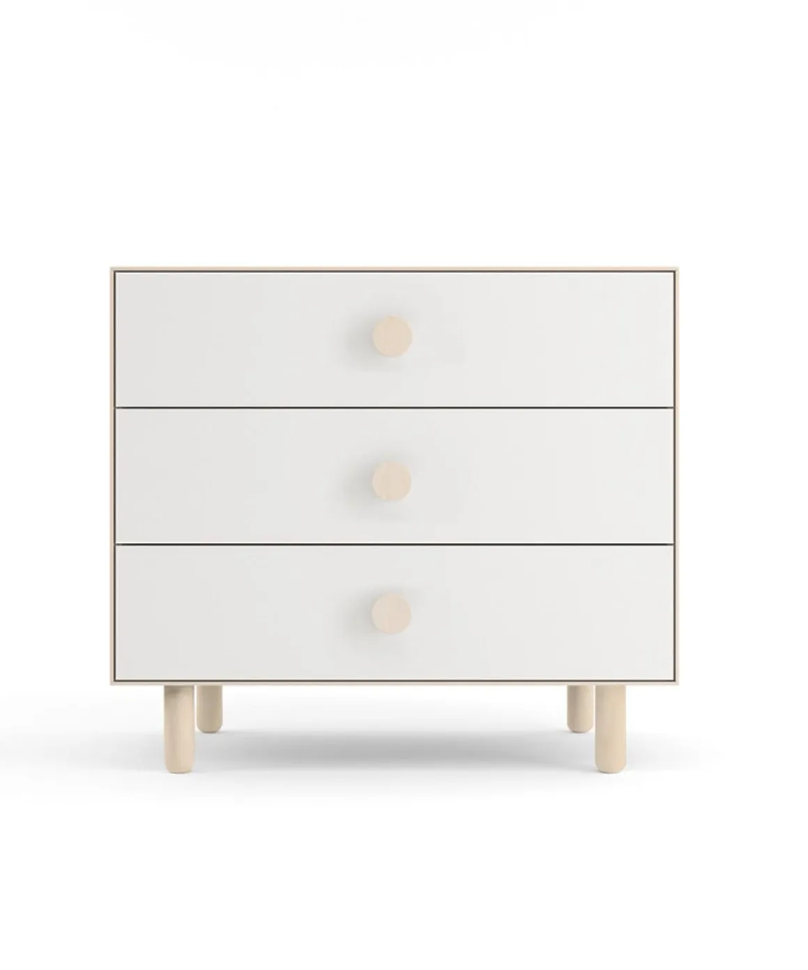 Oeuf Dot 3 Drawer Dresser - Birch