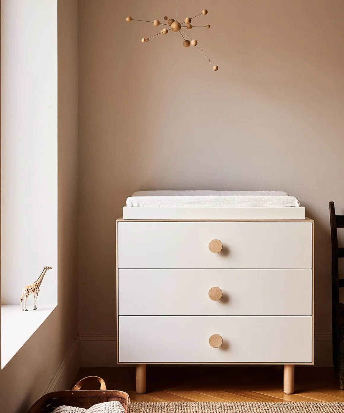 Oeuf Dot 3 Drawer Dresser - Birch