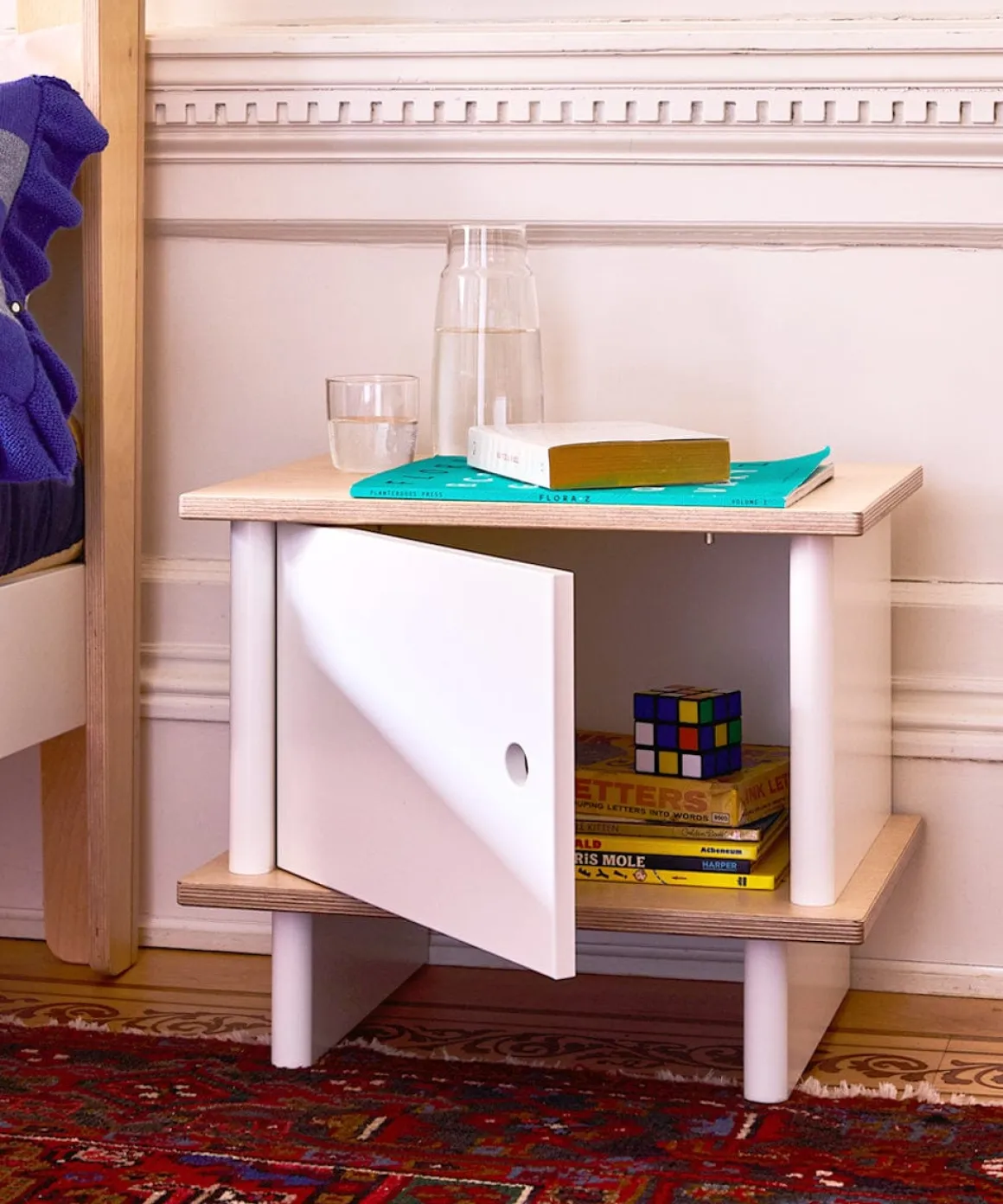 Oeuf ML Night Stand - White/Birch