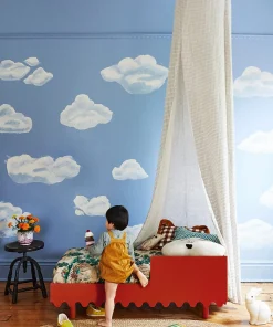 Oeuf Moss Toddler Bed - Tomato