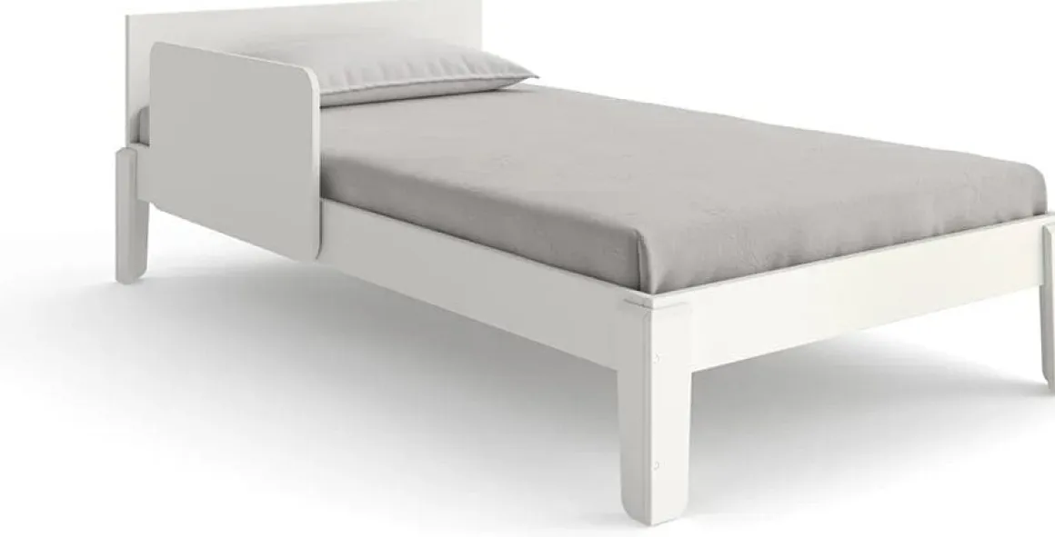 Oeuf Perch Twin Lower Bed - White