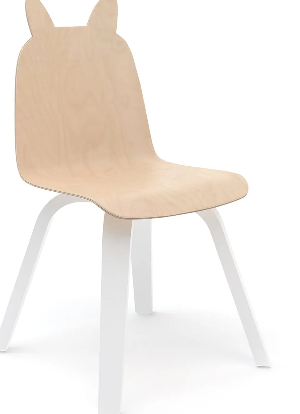 Oeuf Rabbit Play Chair (Set of 2) - White/Birch