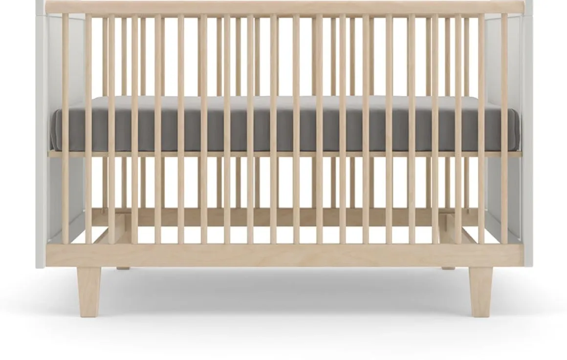 Oeuf Rhea Crib - White/Birch