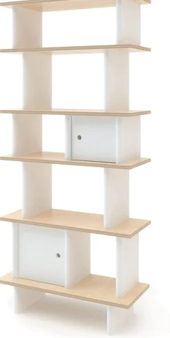 Oeuf Vertical Mini Library - White/Birch