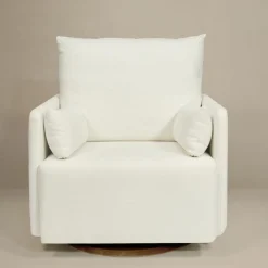 Oilo Ollie: A Chair and a Half Swivel Nursery Glider with Back Recline