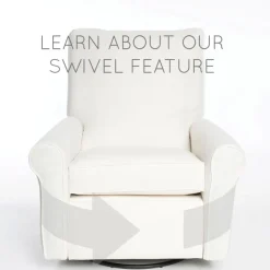 Oilo Orly Recliner + Swivel Nursery Glider