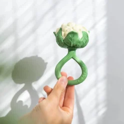 Oli & Carol Cauliflower Rattle Toy
