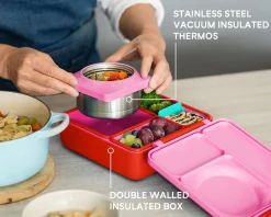 Omie Life OmieBox Bento Box - Pink Berry