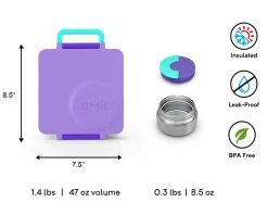 Omie Life OmieBox Bento Box - Purple Plum