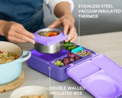 Omie Life OmieBox Bento Box - Purple Plum